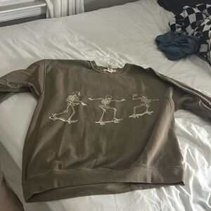 Urban Outfitters Skeleton Crewneck